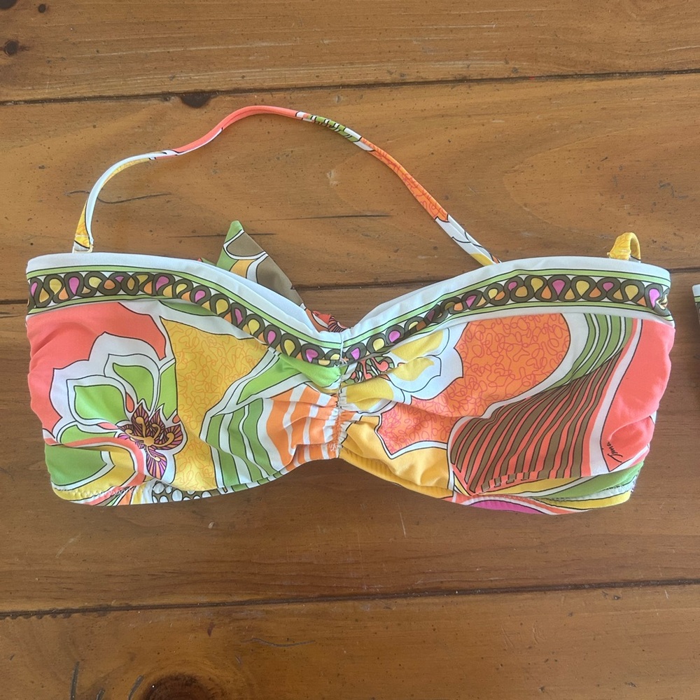 Trina Turk Multicolor Bikini Top- size 8